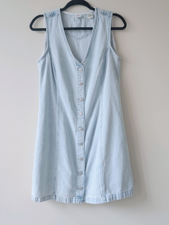 Levi's Dresses & Skirts - Light Blue Denim Button-Front Women's Dress